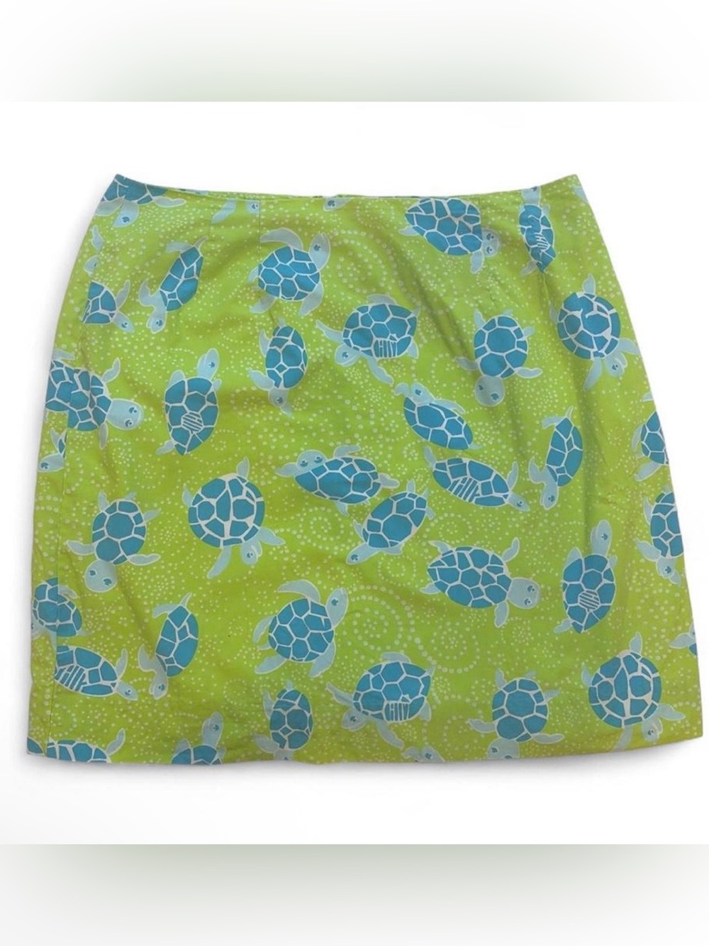 Lilly Pulitzer Cotton Sea Turtle Skirt. Size 8